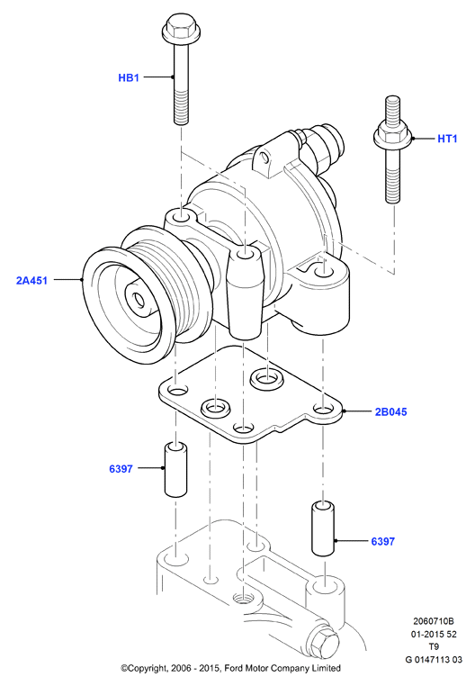 FORD 1 581 518 - Vakuum nasosu, əyləc sistemi furqanavto.az