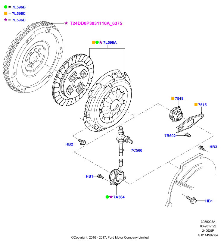 FORD USA 1775485 - Mərkəzi Qullu Silindr, mufta furqanavto.az