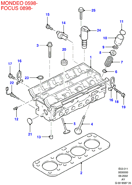 FORD 1 124 514 - Çıxış klapan furqanavto.az