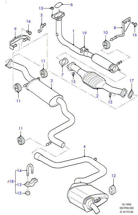 FORD 6 054 349 - Boru birləşdiricisi, egzoz sistemi furqanavto.az