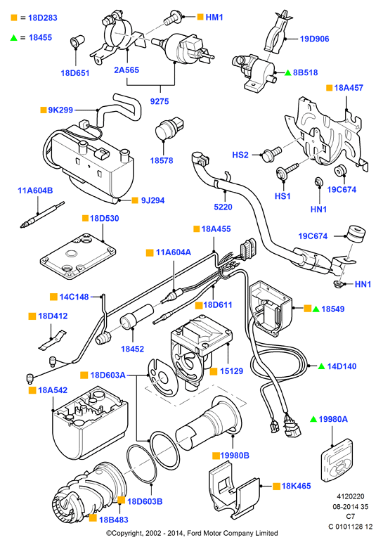 FORD 1417601 - Conta, suqəbuledici manifold furqanavto.az