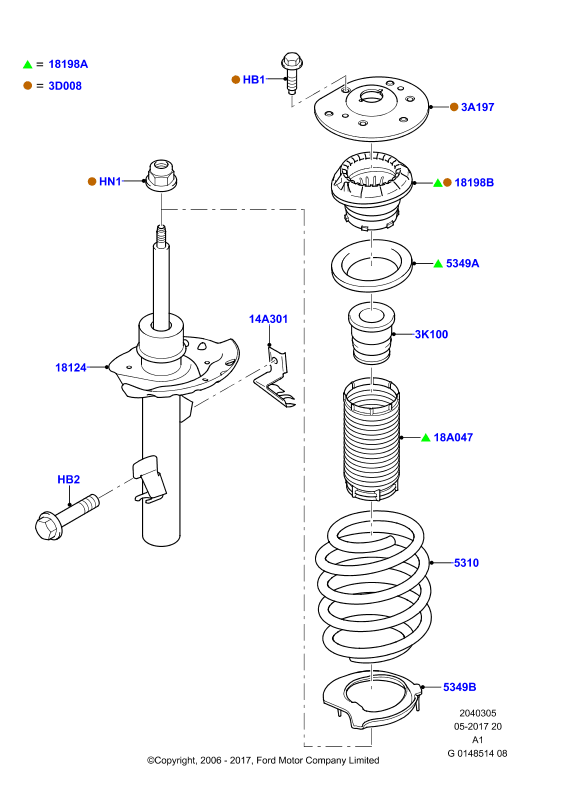 FORD 1746164 - Amortizator furqanavto.az