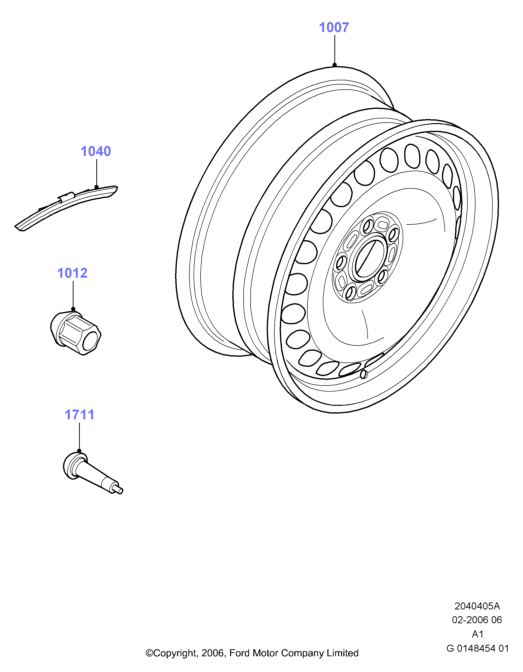 FMSI-VERBAND 1385-587 - Wheel Assy, Black furqanavto.az