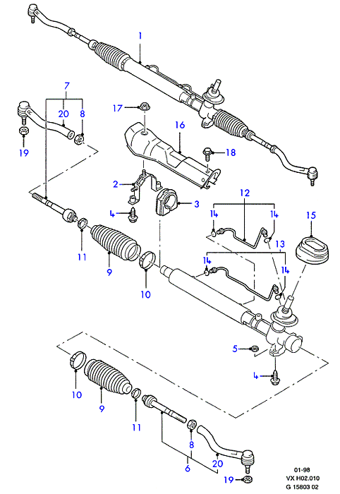 VW 7398680 - Körük, sükan furqanavto.az