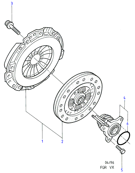 FORD 1018705 - Debriyaj dəsti furqanavto.az