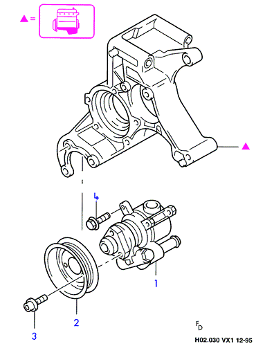 FORD 1045759 - Hidravlik nasos, sükan sistemi furqanavto.az