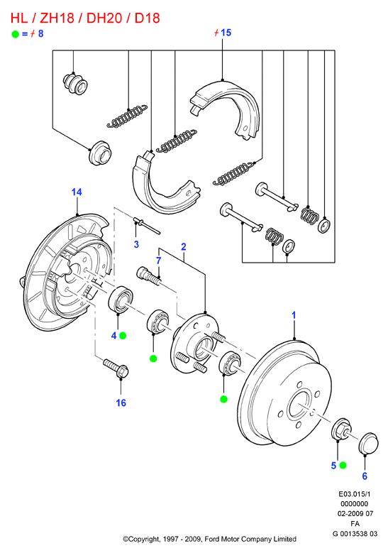 FORD 6481859 - Təmir dəsti, əyləc kaliperi furqanavto.az