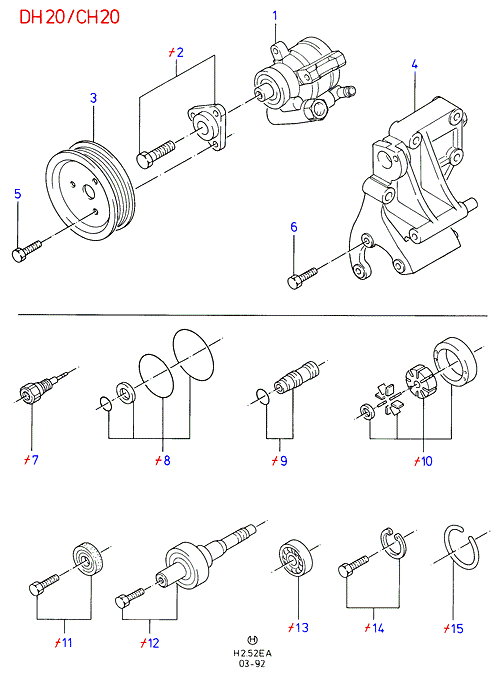 FORD 6 483 568 - Hidravlik nasos, sükan sistemi furqanavto.az