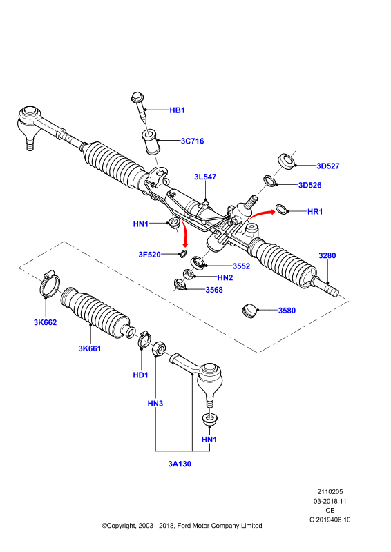 Mercury 1044014 - Bağlama çubuğunun sonu furqanavto.az