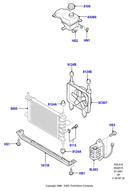 MAZDA 1098807 - Radiator, mühərrikin soyudulması furqanavto.az