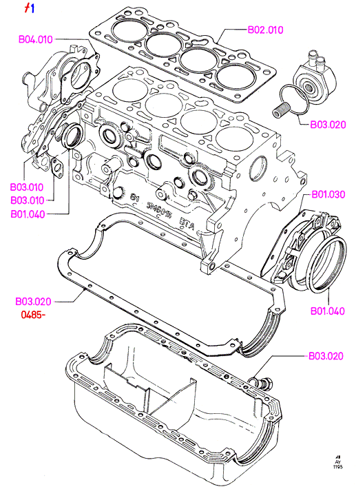 FORD 1 008 725 - Conta dəsti, silindr başlığı furqanavto.az