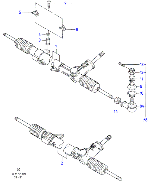 FORD 6 758 091 - Sükan qurğusu furqanavto.az