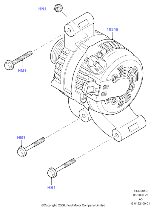 FORD 1 530 299 - Alternator furqanavto.az