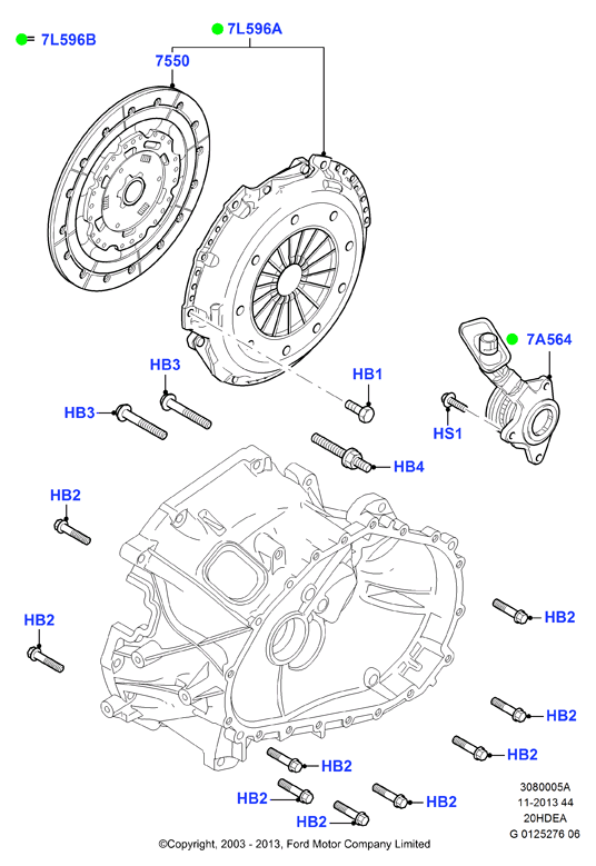 FORD 1385369 - Debriyaj dəsti furqanavto.az