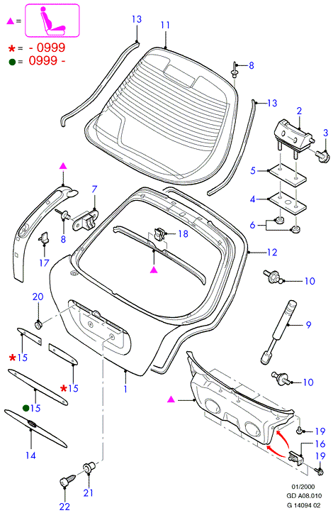 FORD 1 020 156 - Qazlı bulaq, baqaj, yük yeri furqanavto.az