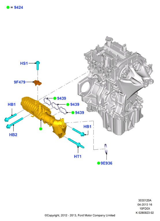 FORD 1913600 - Sensor, təzyiqi artırın furqanavto.az