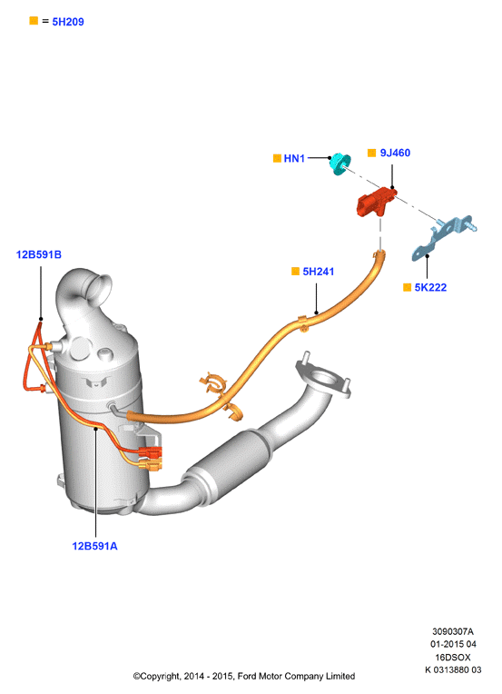 FORD 1 837 949 - Sensor, işlənmiş təzyiq furqanavto.az