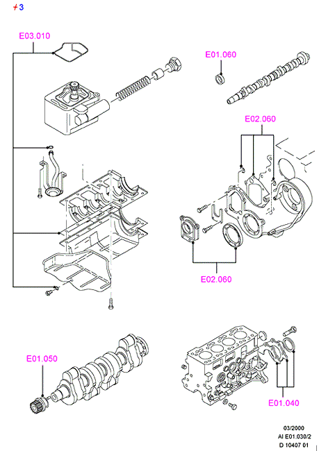 FORD 6 634 545 - Tam conta dəsti, mühərrik furqanavto.az