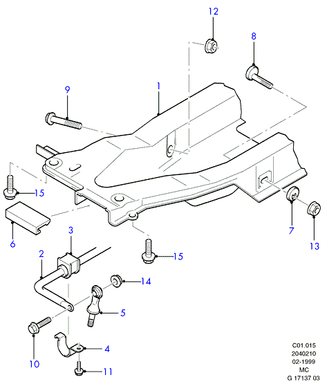 FORD 1054209 - Çubuq / Strut, stabilizator furqanavto.az