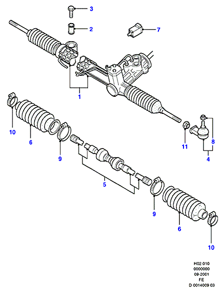 FORD 7292948 - Sükan qurğusu furqanavto.az