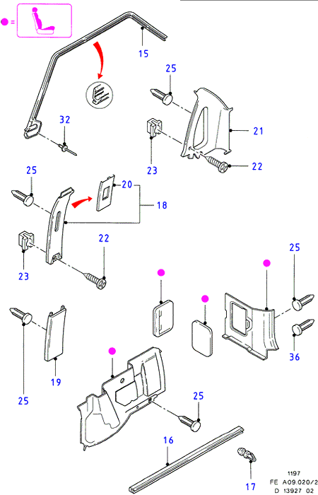 FORD 1051013 - Panel And Wheelhouse - Qtr - Inner, RH furqanavto.az