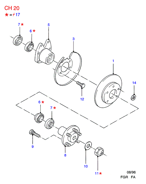 TVR 6785599 - Əyləc altlığı dəsti, əyləc diski furqanavto.az