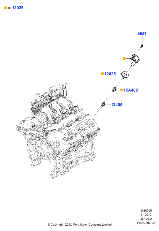 Lincoln 7T4Z-12029-E - Alovlanma bobini furqanavto.az