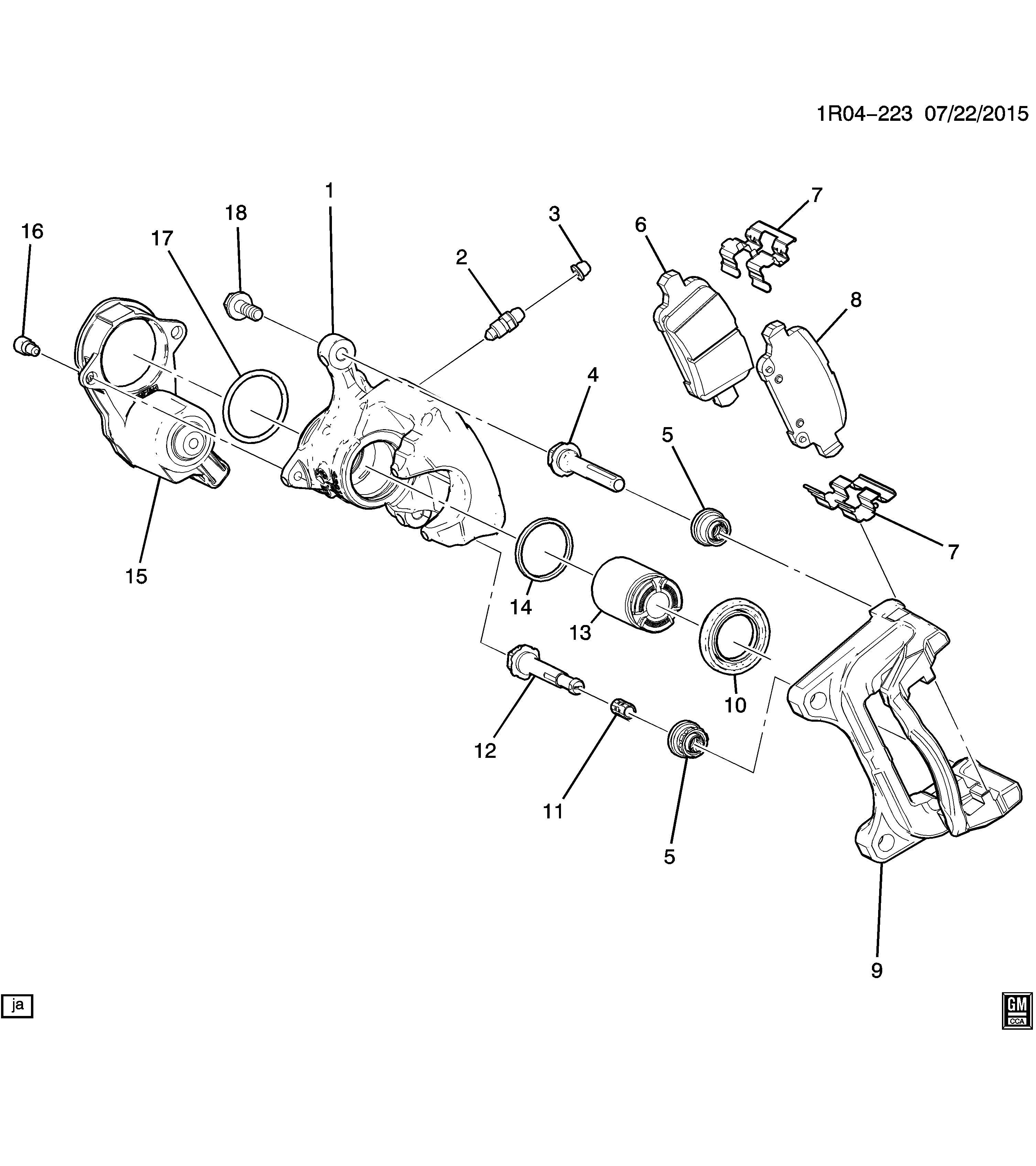 Opel 13595924 - Daşıyıcı, əyləc kaliperi furqanavto.az