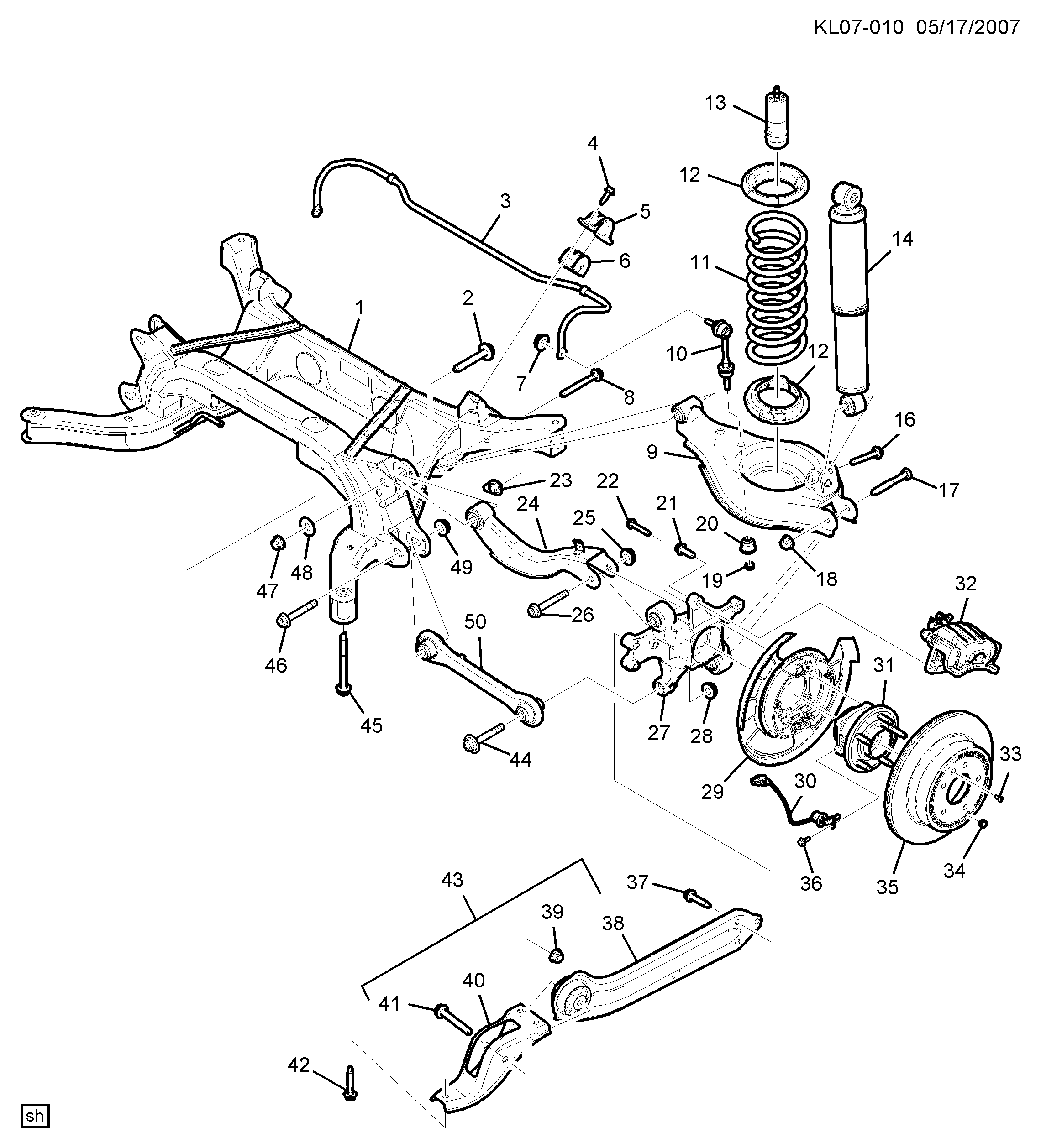 DAEWOO 96996460 - Çubuq / Strut, stabilizator furqanavto.az