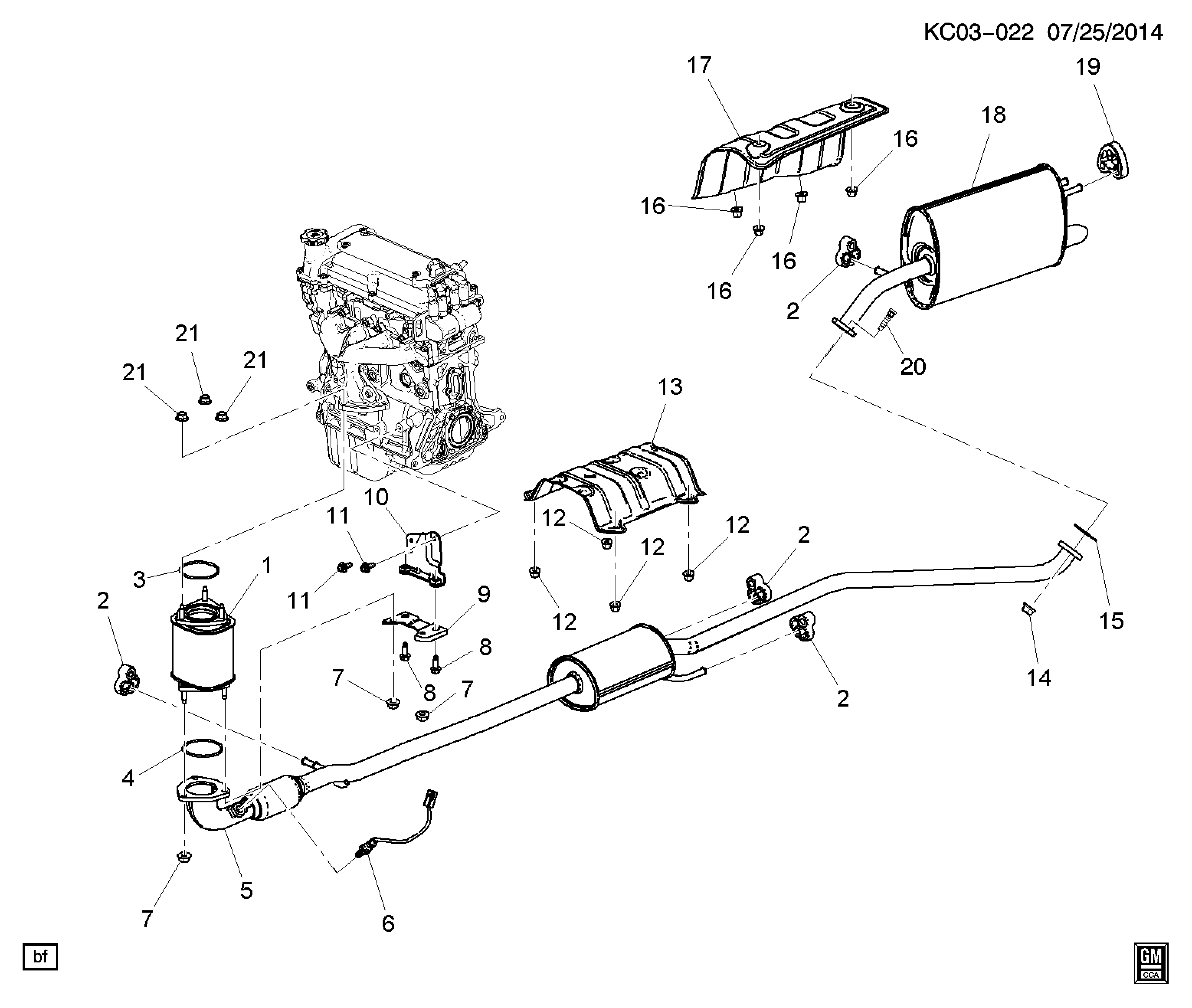 Chevrolet 96423429 - Lambda Sensoru furqanavto.az