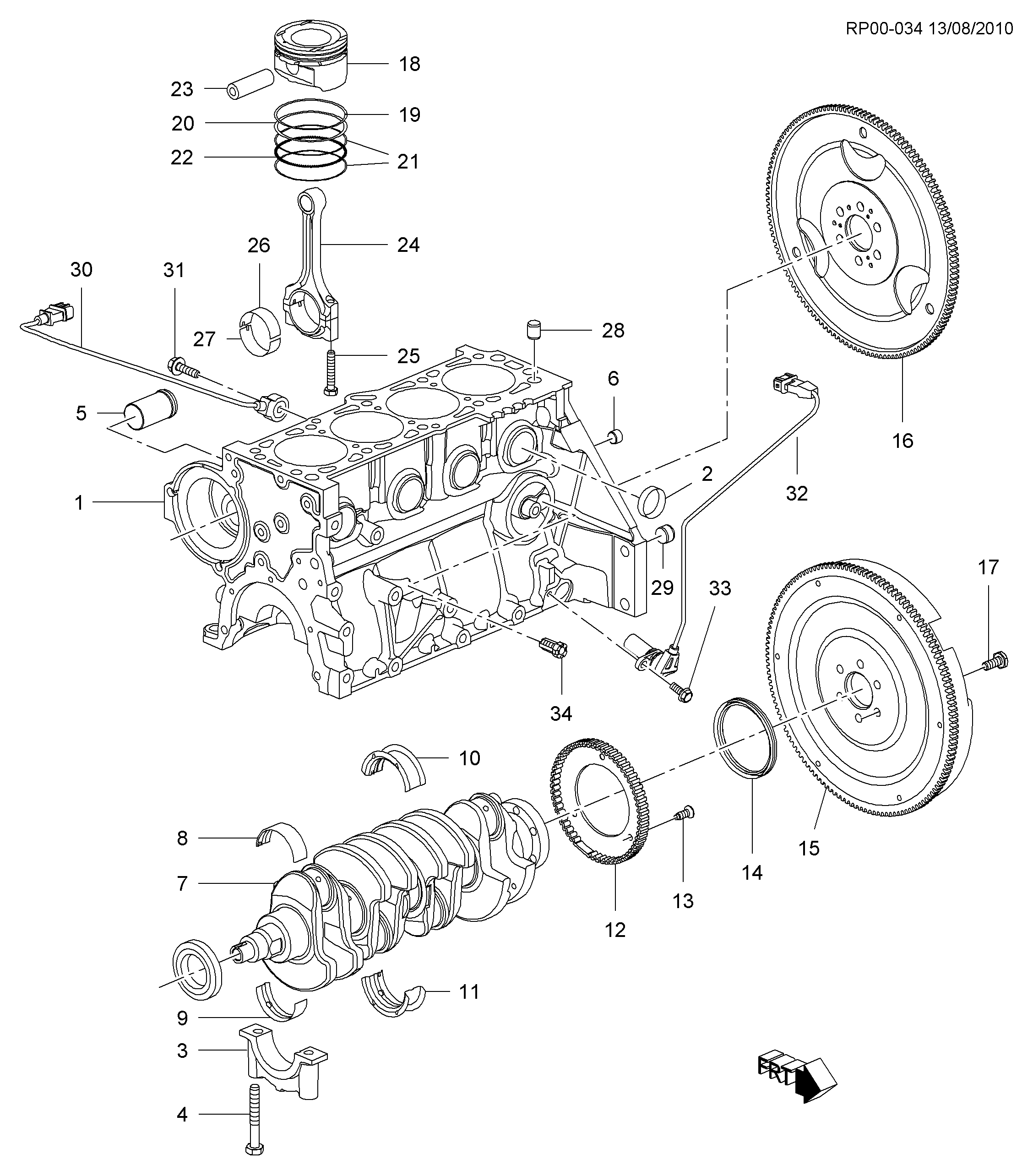 GME 96434780 - Sensor, krank mili nəbzi furqanavto.az