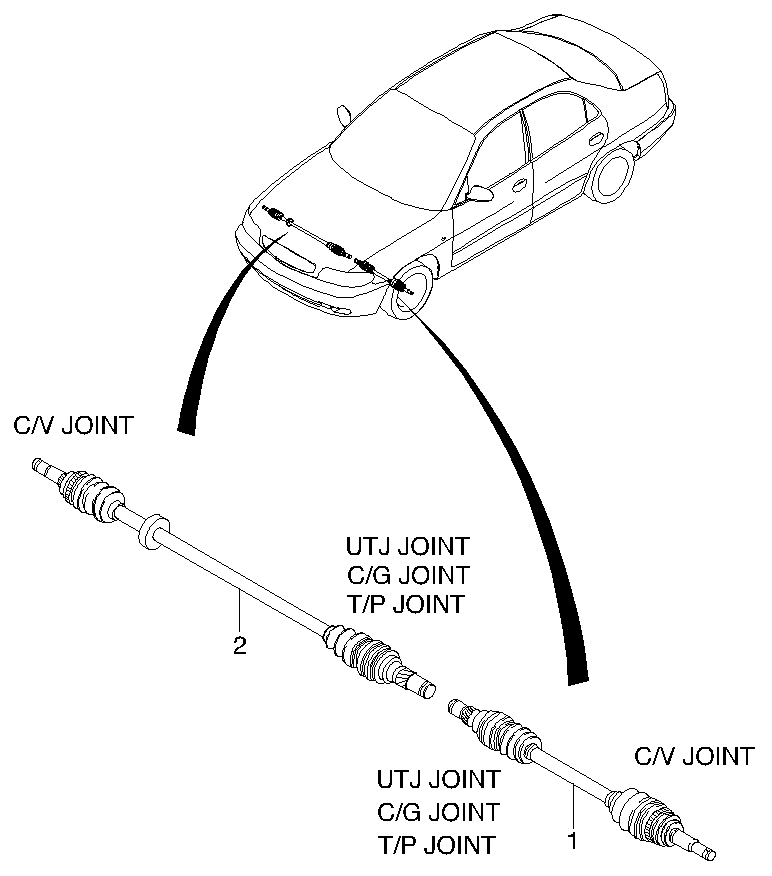 DAEWOO 96181882 - Birləşmə dəsti, ötürücü val furqanavto.az