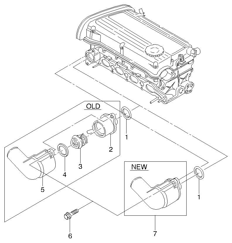 Chevrolet 96180615 - Termostat, soyuducu furqanavto.az