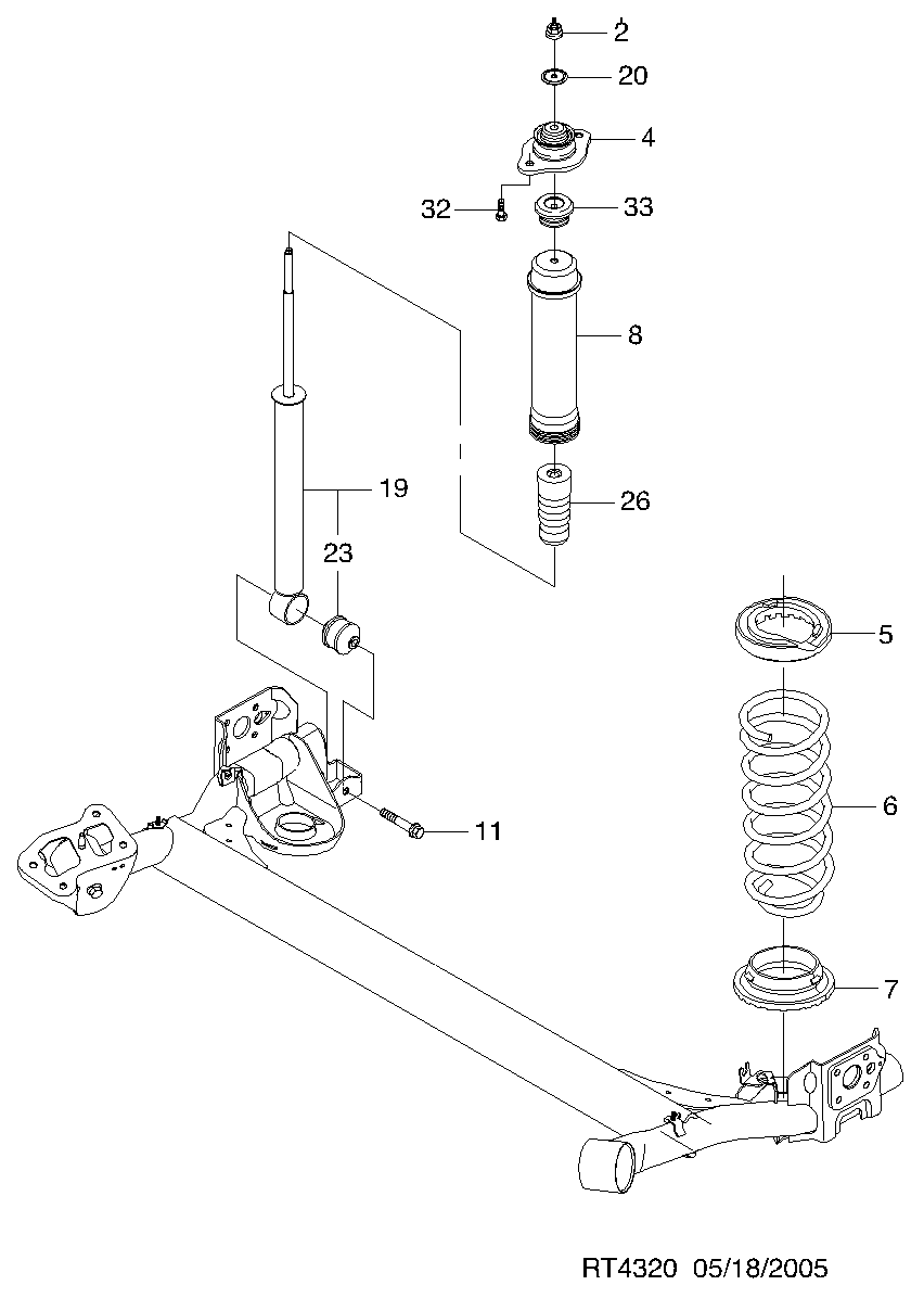 DAEWOO 96410116 - Amortizator www.furqanavto.az