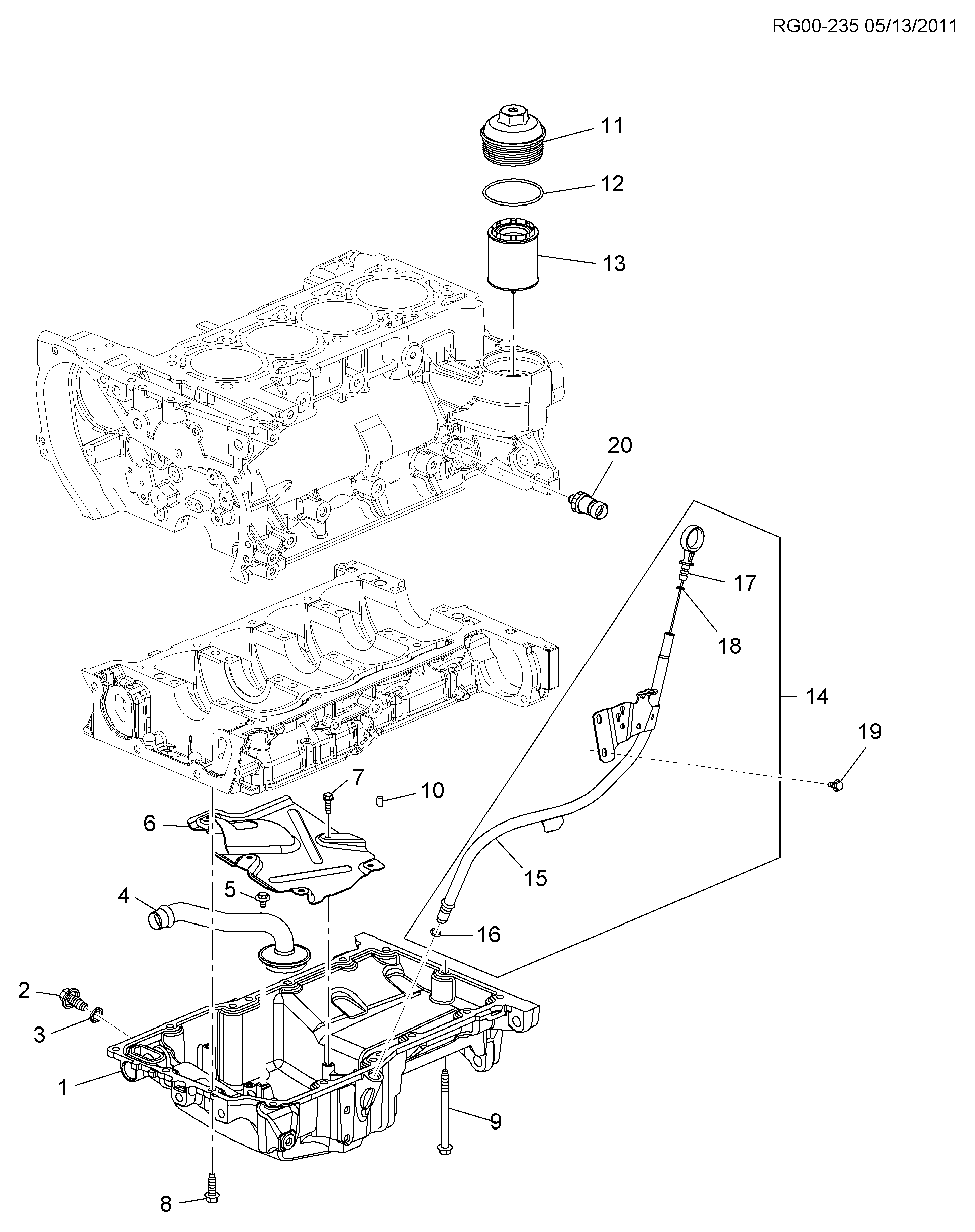 GMC 12605565 - Yağ filtri furqanavto.az