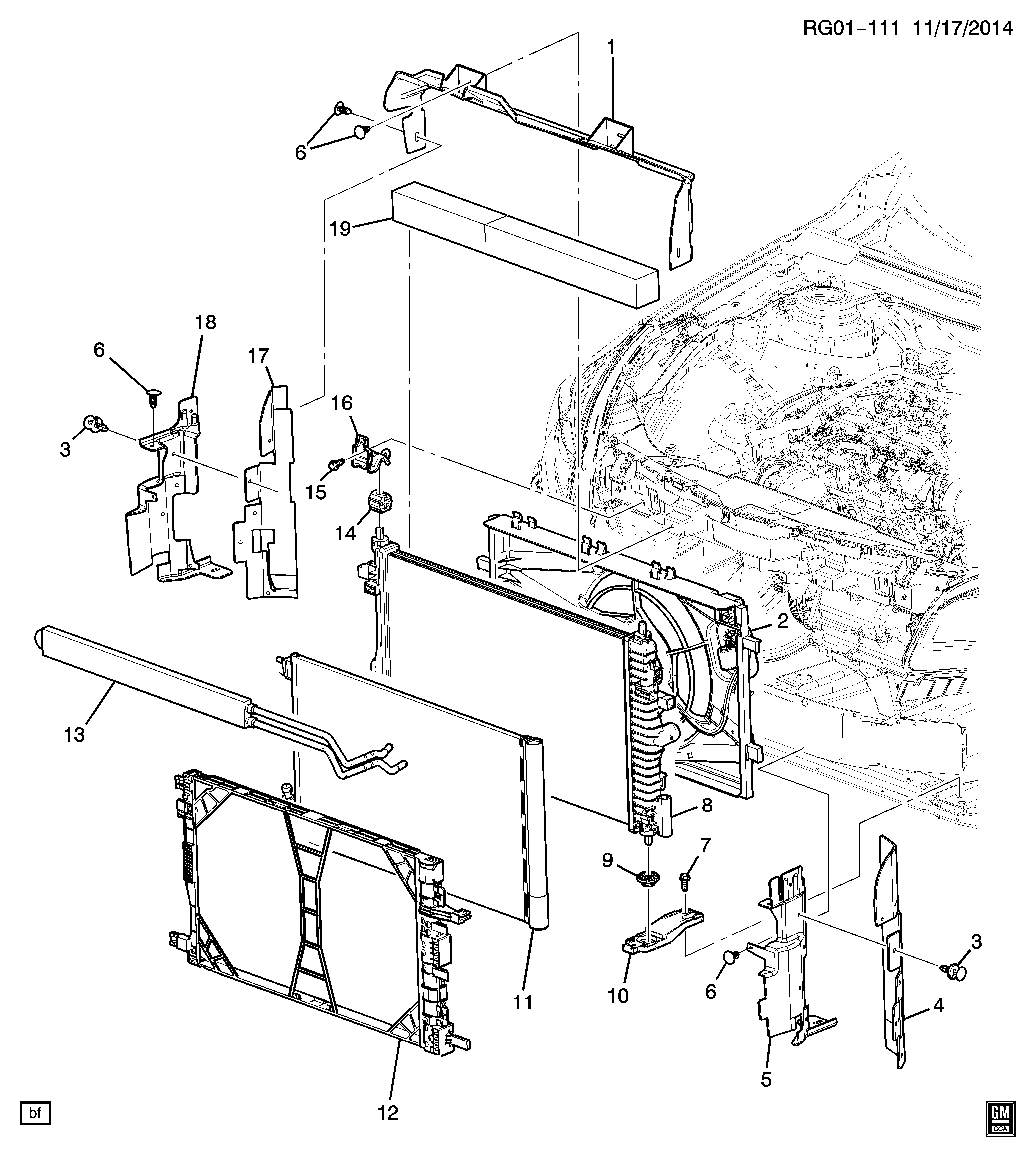 Chevrolet 13241737 - Kondenser, kondisioner furqanavto.az