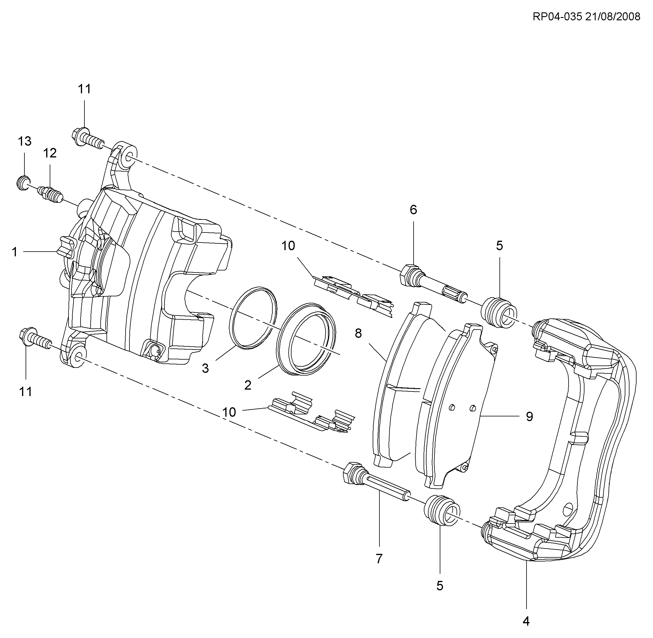 Chevrolet 13301226 - Əyləc kaliperi furqanavto.az