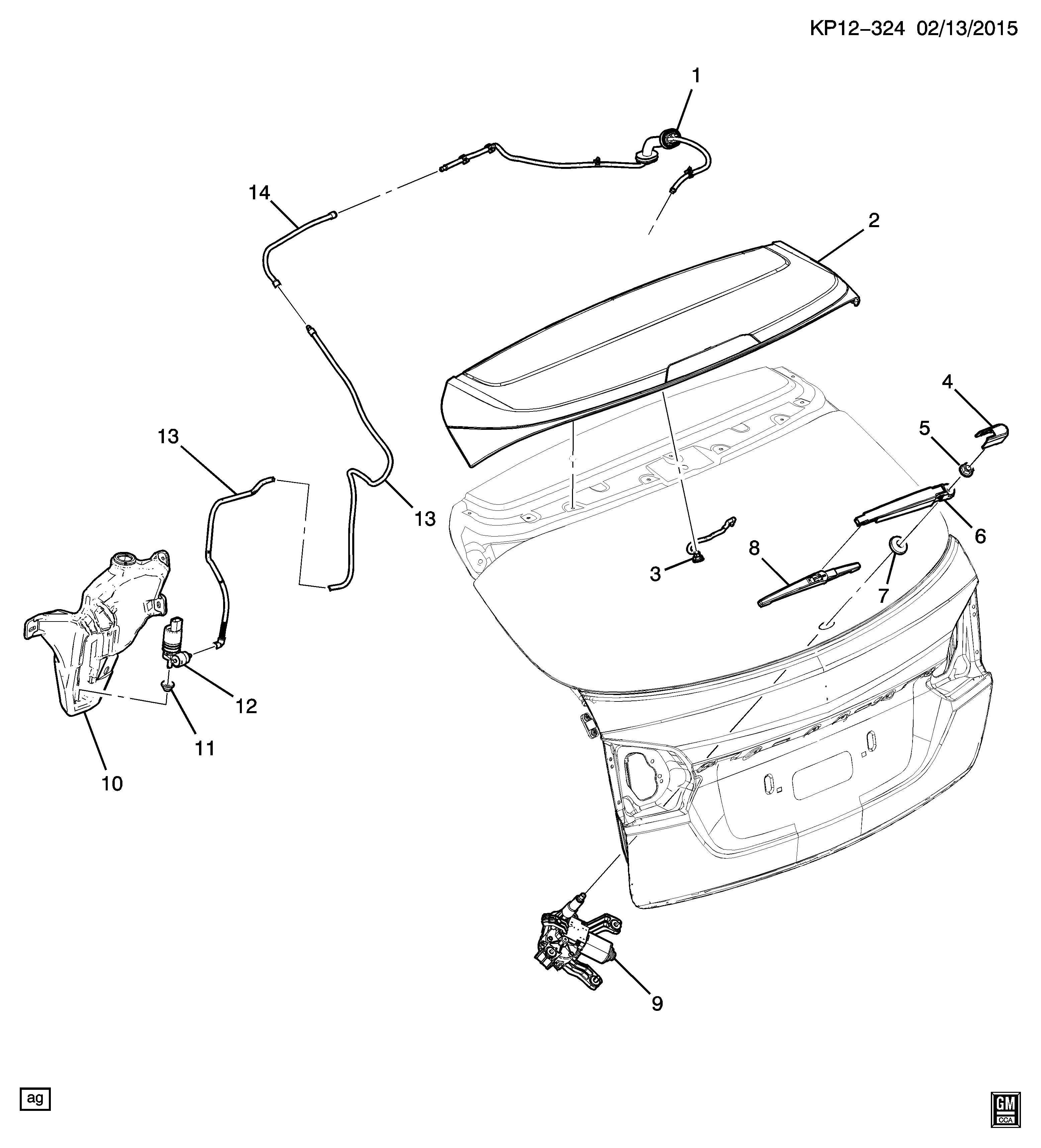 Opel 13250357 - Su nasosu, pəncərələrin təmizlənməsi furqanavto.az