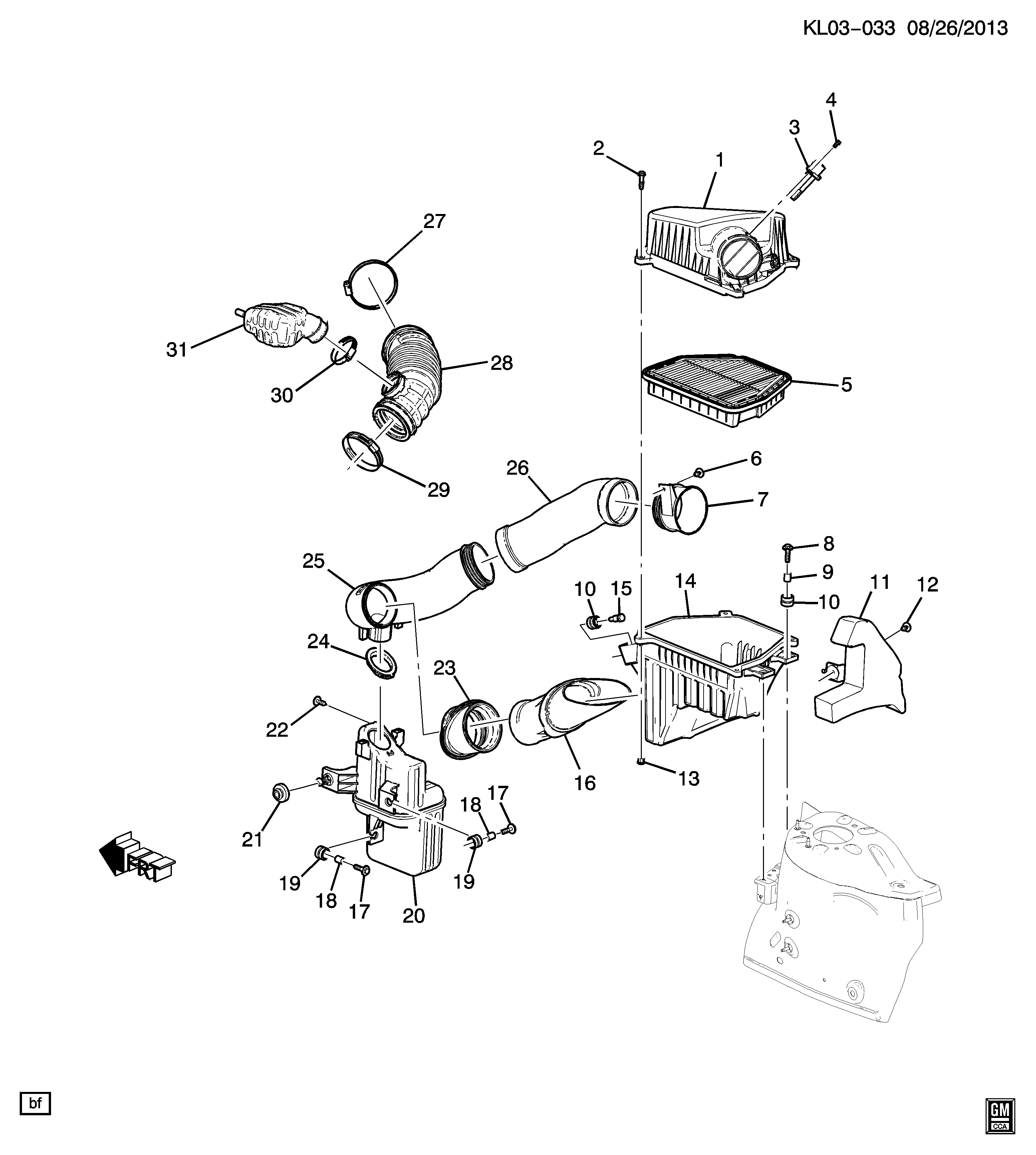 Opel 20787043 - Hava Kütləsi Sensoru furqanavto.az