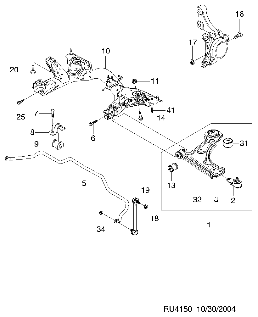 DAEWOO 96391875 - LİNK STABİLİZATOR ÖN furqanavto.az