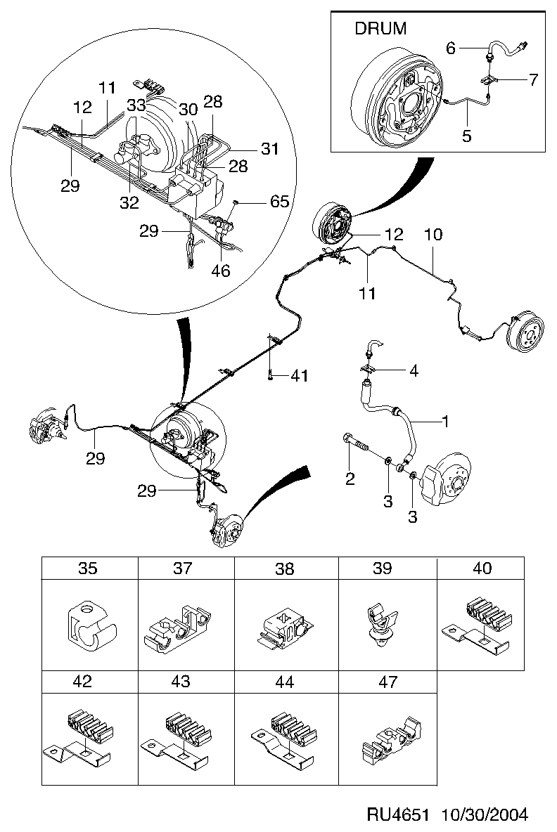 DAEWOO 96397206 - Əyləc şlanqı furqanavto.az