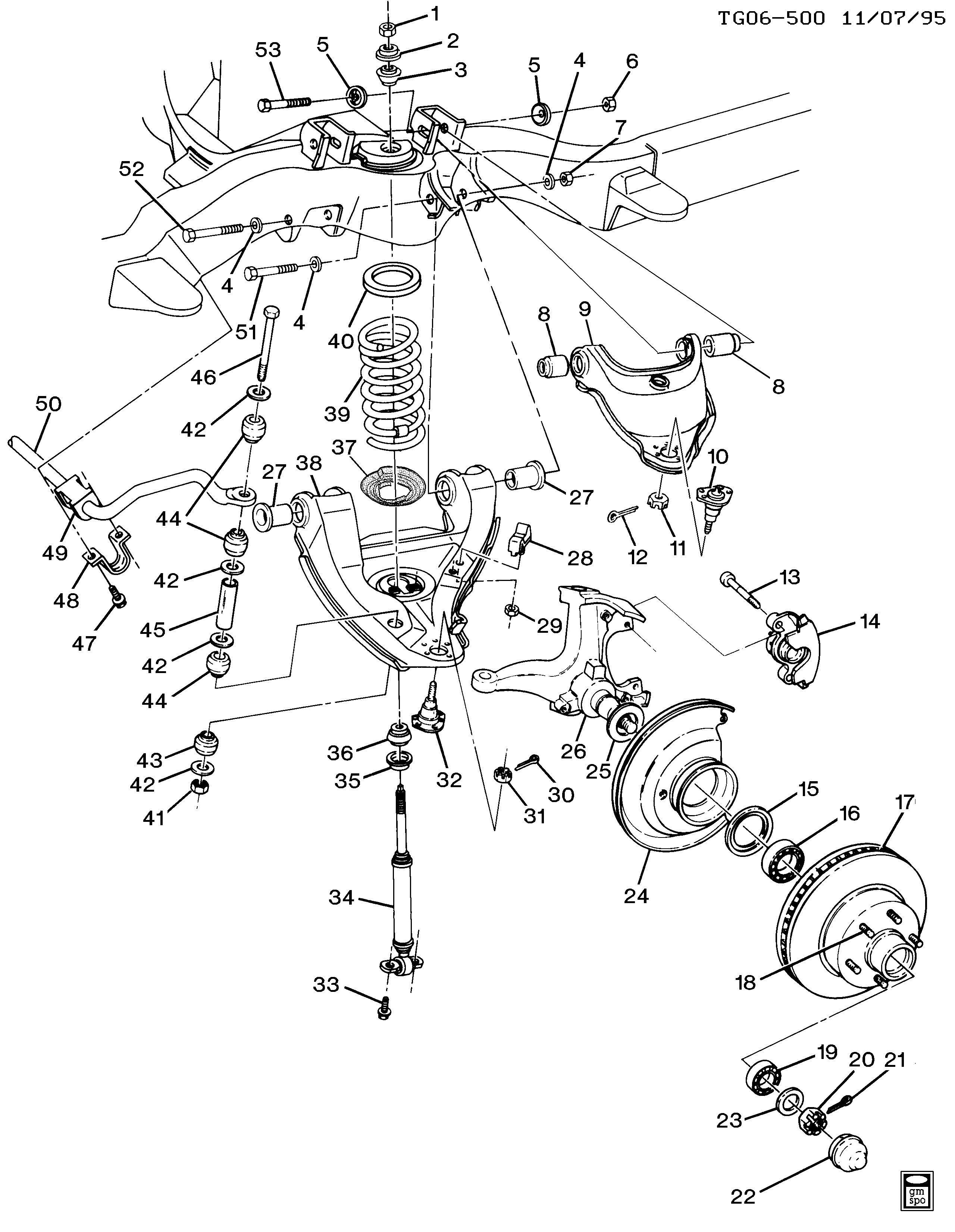 Chrysler 15963924 - Çubuq / Strut, stabilizator furqanavto.az