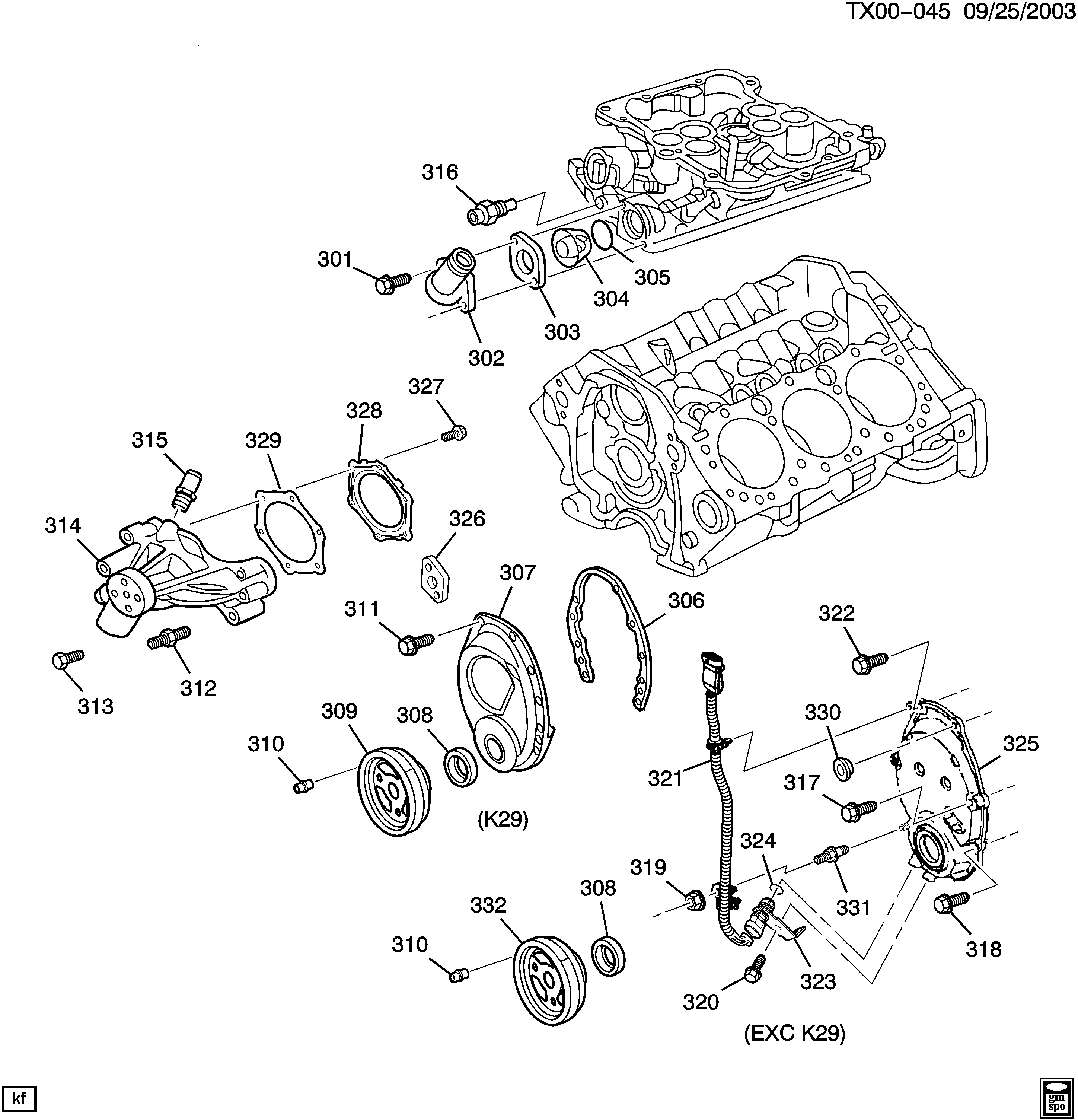 Chevrolet 24506986 - Termostat, soyuducu furqanavto.az