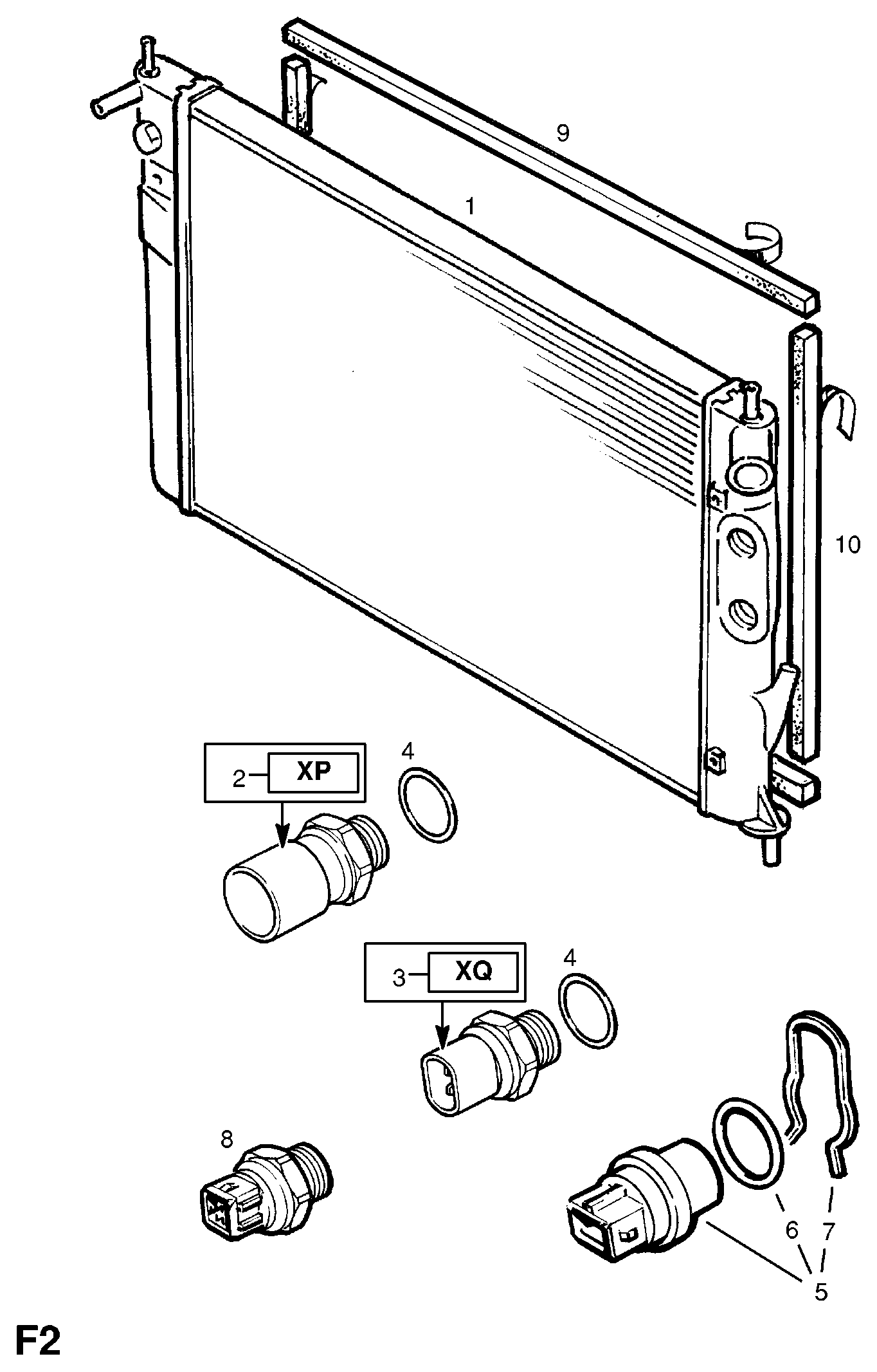 SAAB 1300160 - Radiator, mühərrikin soyudulması furqanavto.az