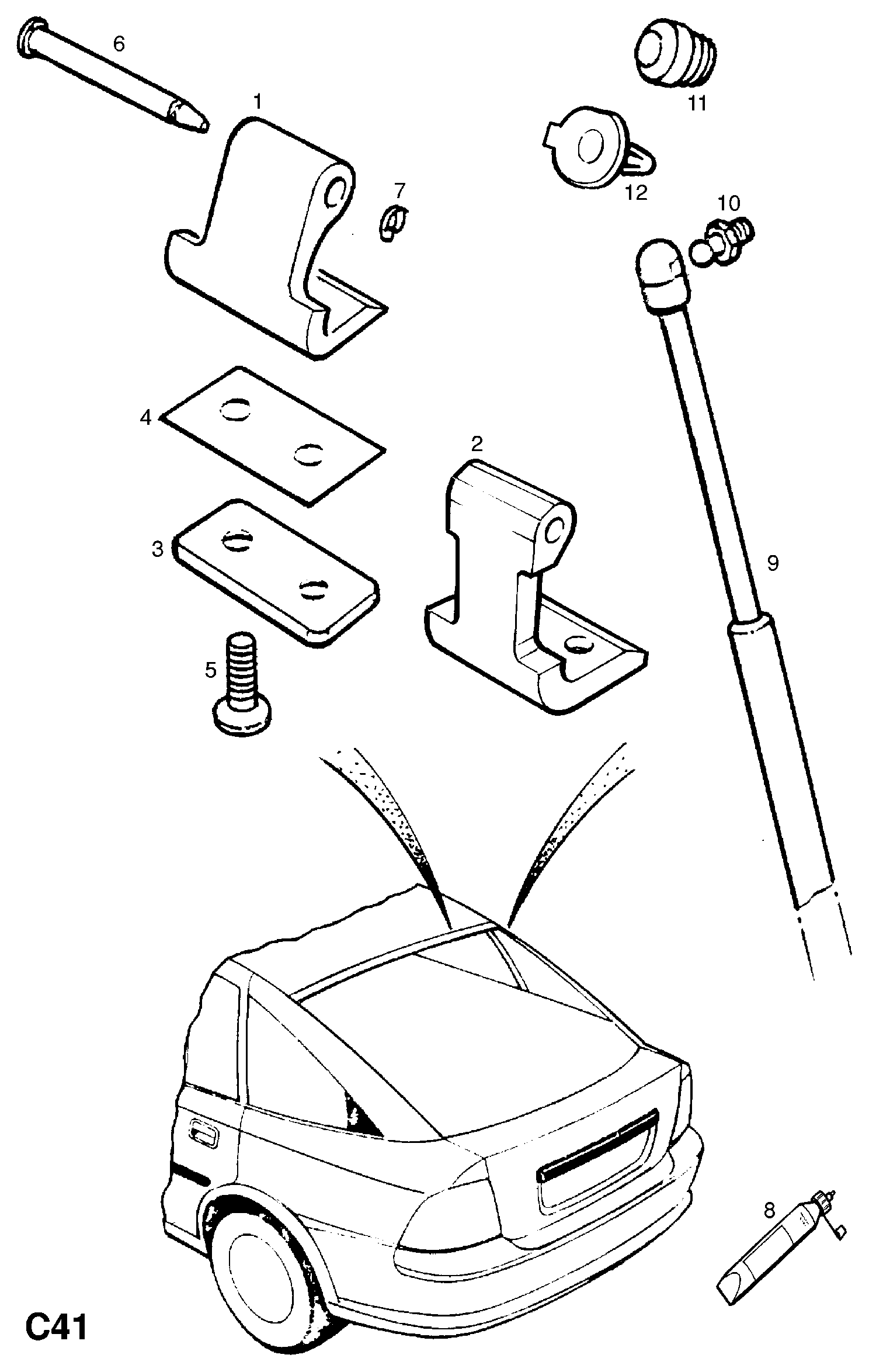 HOLGER CRISTIANSEN 132731 - SPRING, STRUT, GAS PRESSURE furqanavto.az