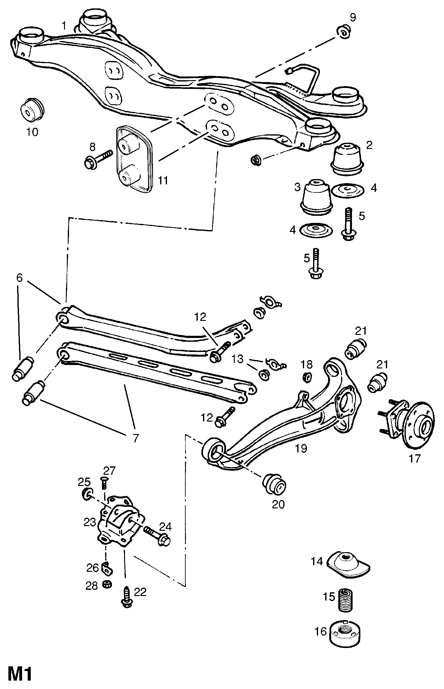 Opel 4 23 318 - Nəzarət Kolu / Arxa Qol furqanavto.az