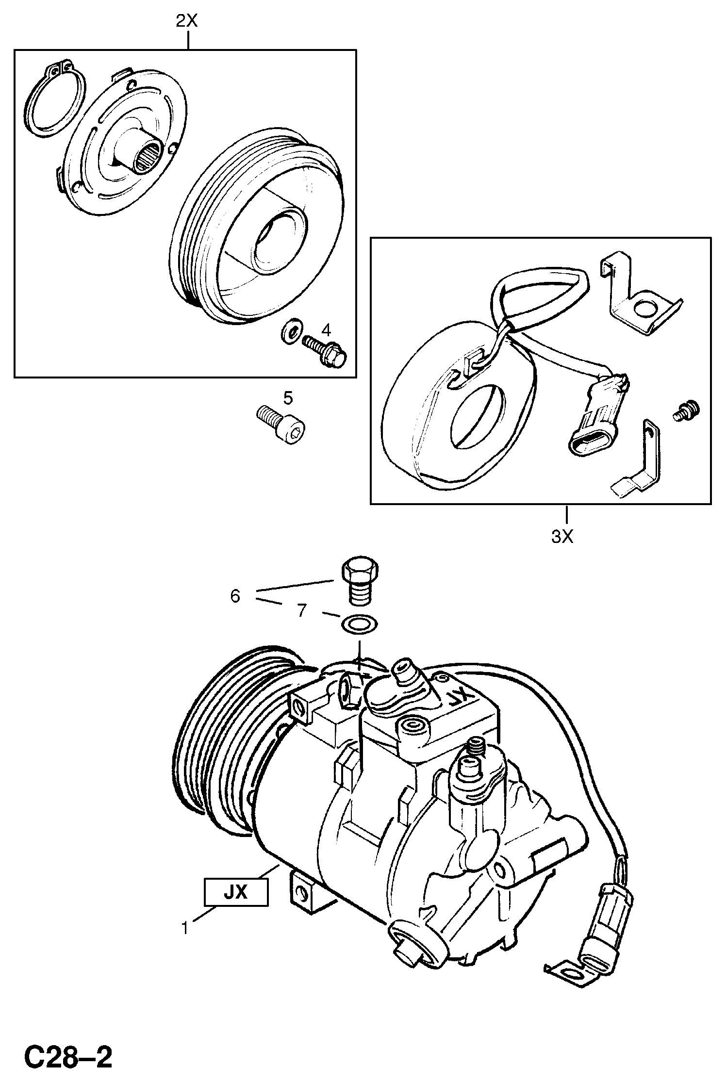 Opel 18 54 142 - Kompressor, kondisioner furqanavto.az