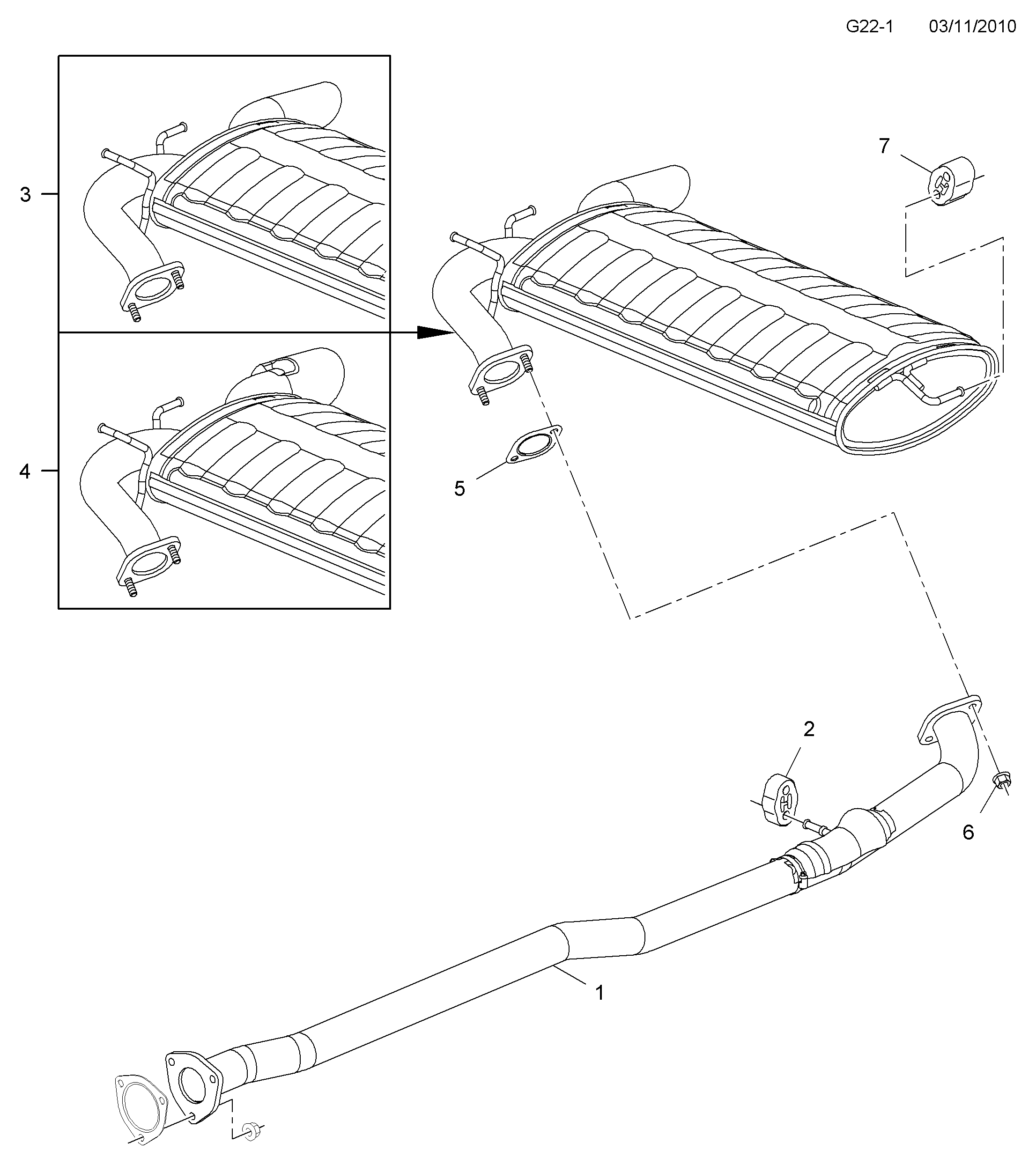 Opel 4805779 - Conta, egzoz borusu furqanavto.az