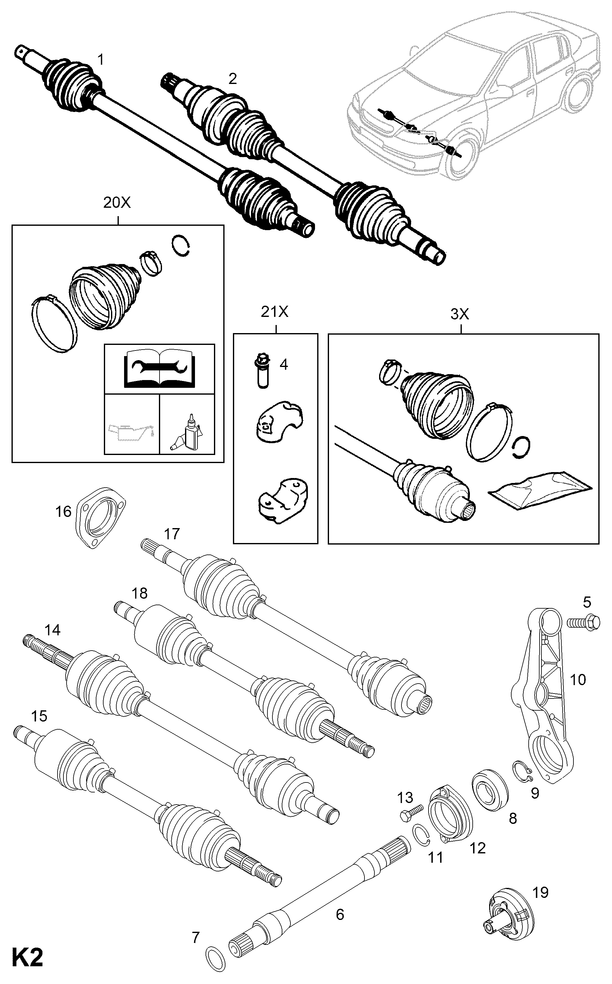 Opel 374321 - Sürücü mili furqanavto.az