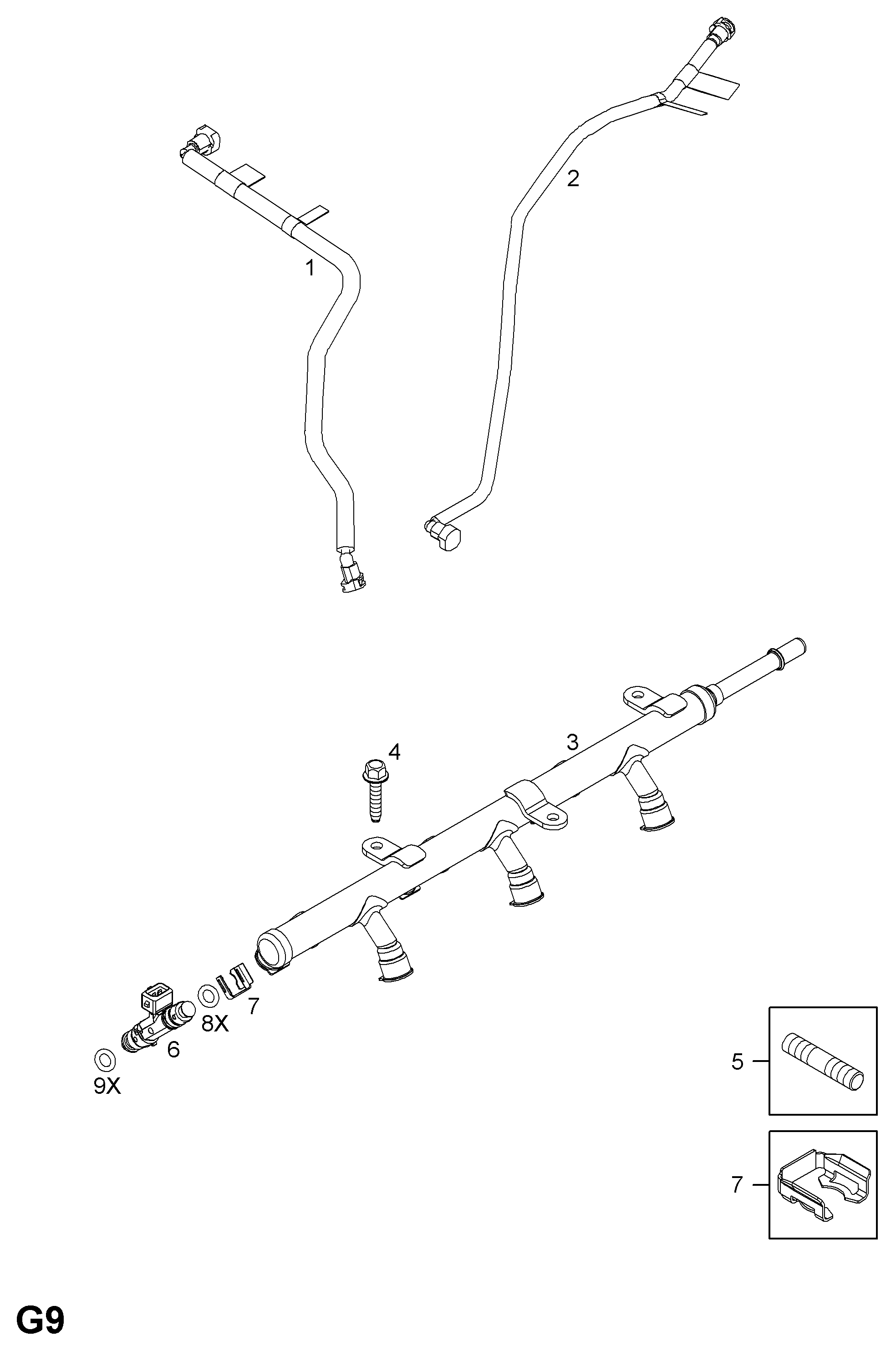 Opel 4810265 - Conta, soyuducu flanş furqanavto.az